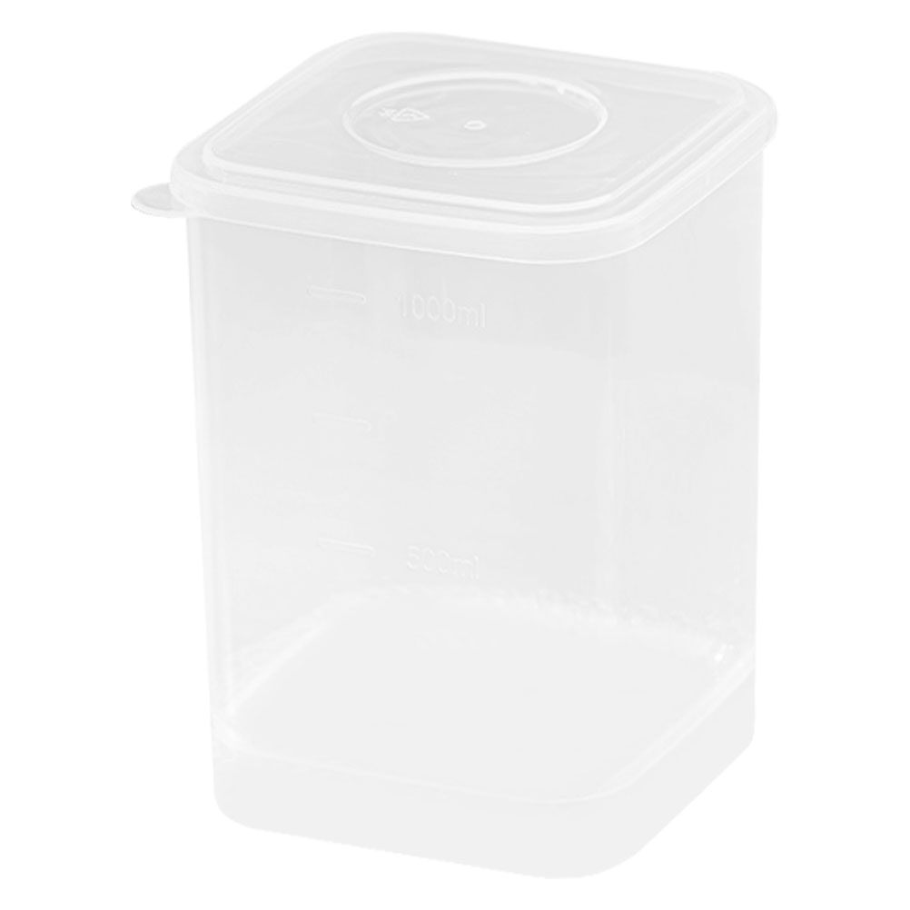 Meal Prep Japanese - Clear Plastic Yogurt Storage Box with