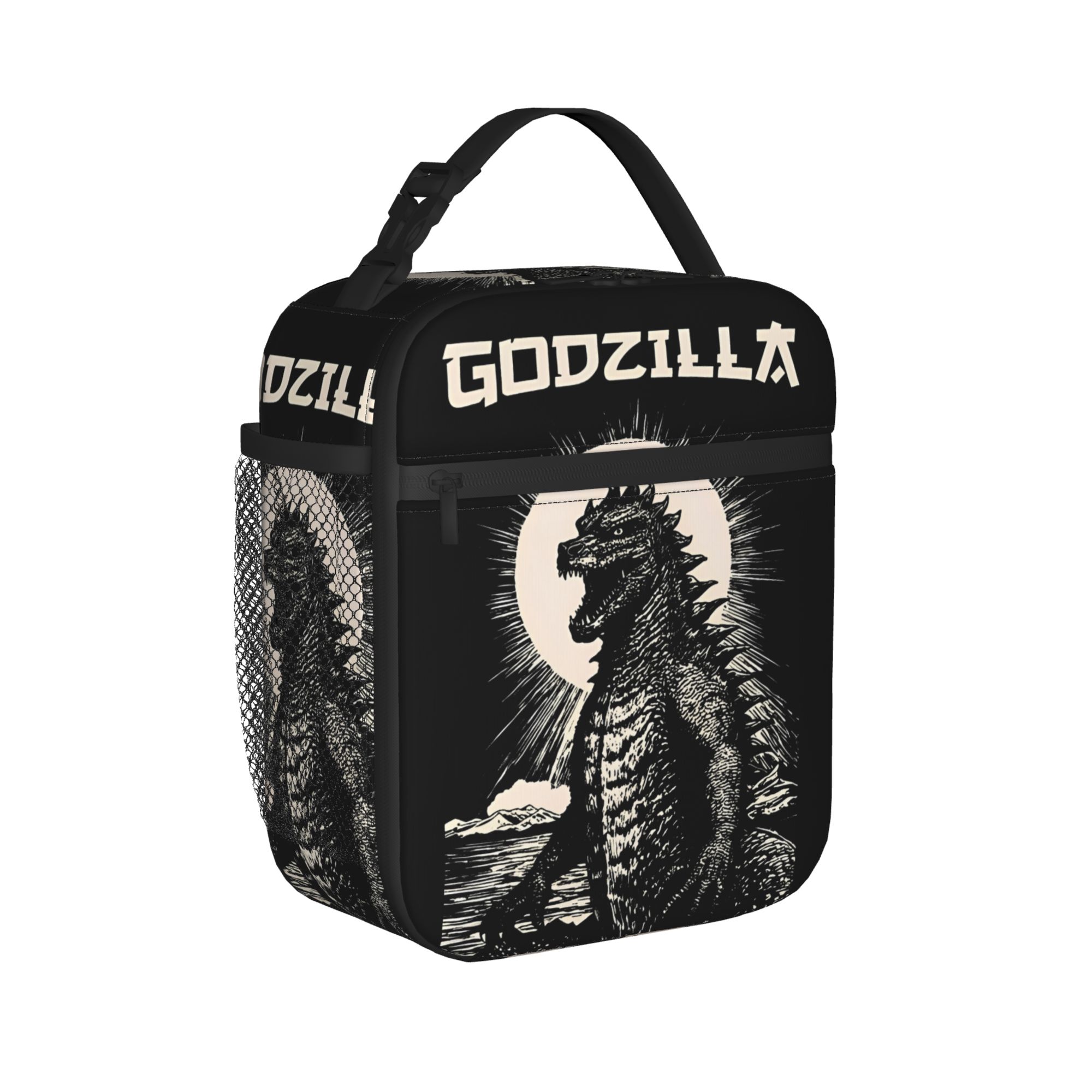 Meal Prep Bag - Great Wave Godzillaed Insulated Lunch Bag