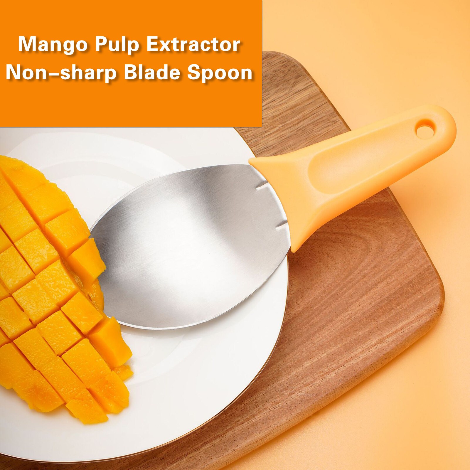 Mango Splitter Tool - 1PCS Multifunctional Fruits Peeling Spoon Mango