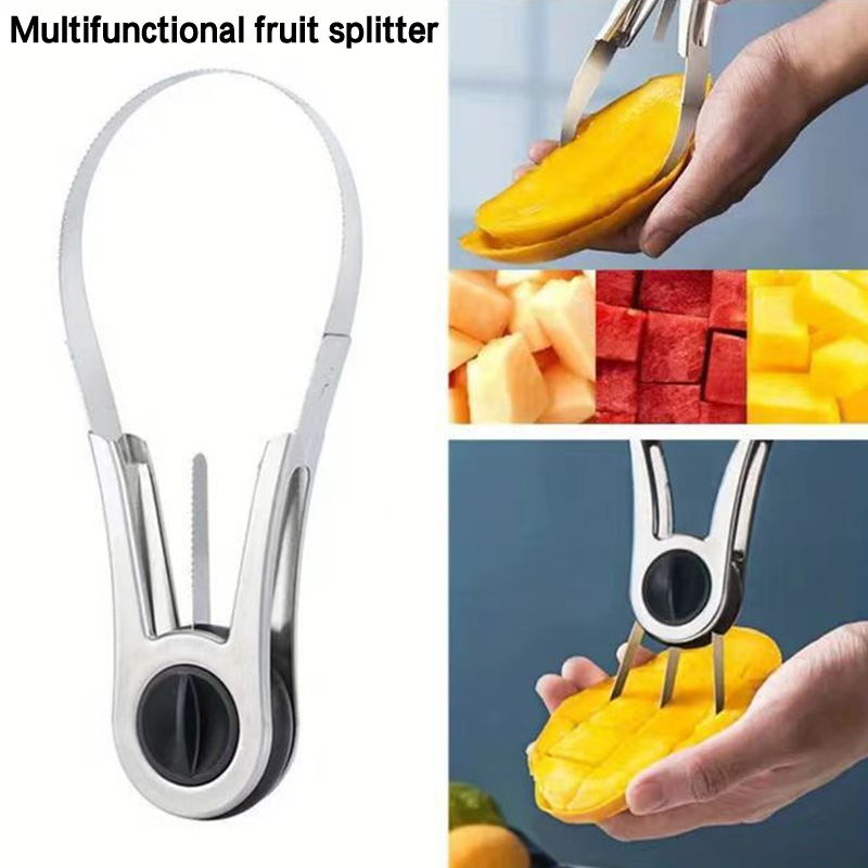 Mango Splitter Tool - Stainless Steel Mango Cutter Avocado Slicer