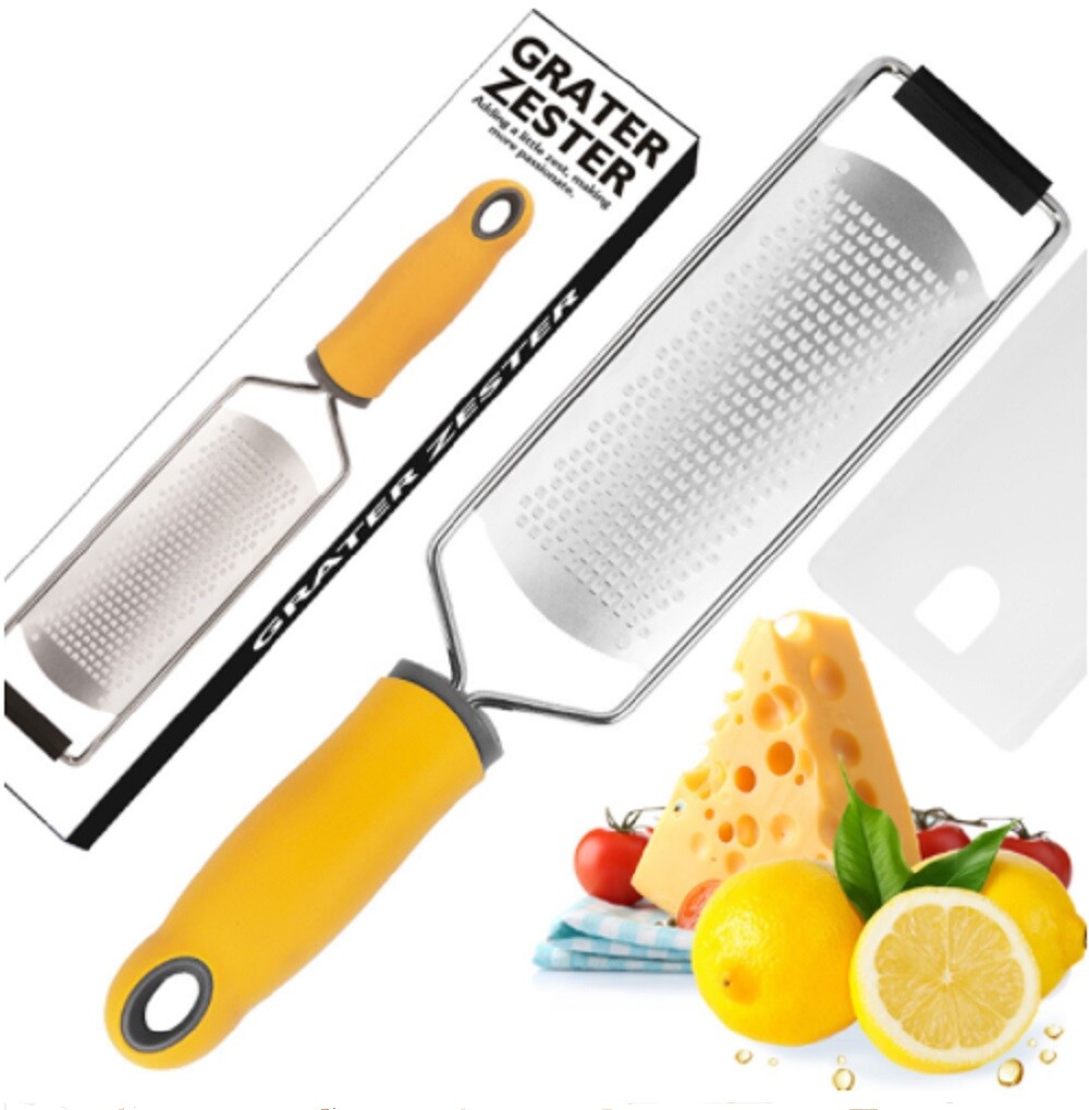 Mango Splitter Tool - Stainless Steel Lemon Zester Grater Cheese
