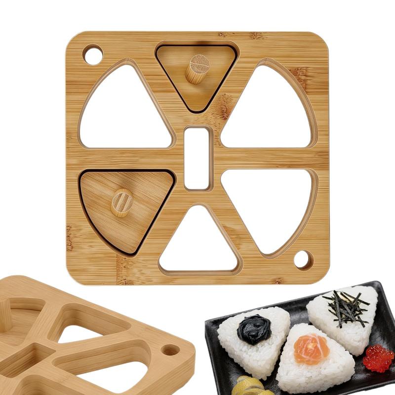 Meal Prep Japanese - Wooden Onigiri Rice Ball Mold 5