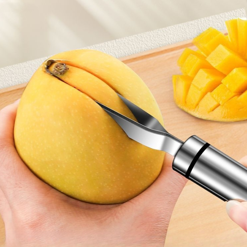 Mango Splitter Tool - 304 Stainless Steel Mango Core Remover,