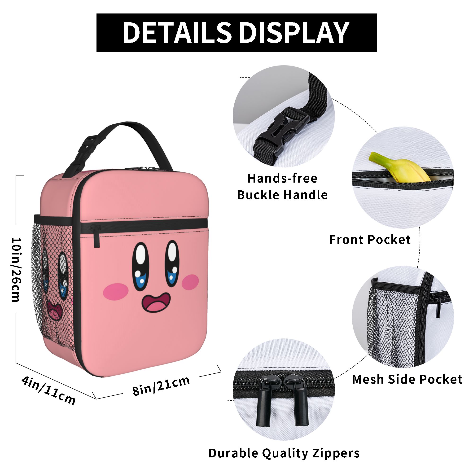 Custom K-Kirbys Resuable Lunch - đánh giá và giá Meal Prep Bag
