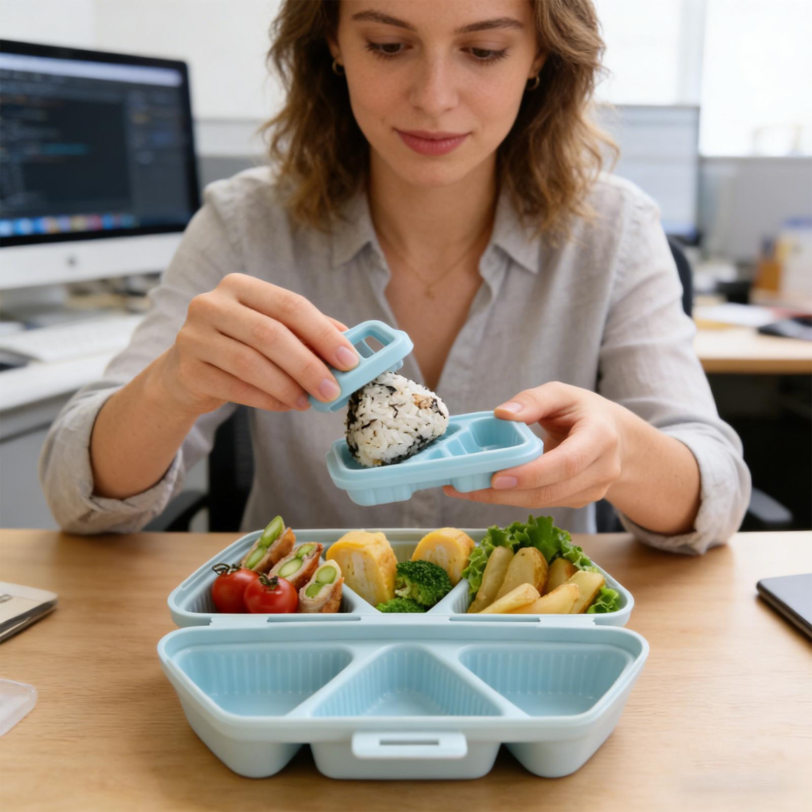 Rice Ball Mold 6-Cavity Japane - đánh giá và giá Meal Prep Japanese
