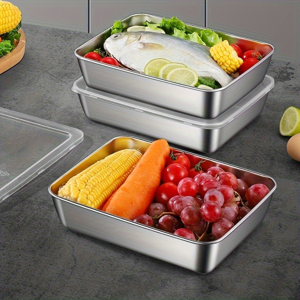 5-Piece Stainless Steel Food S - đánh giá và giá Meal Prep Containers Xl
