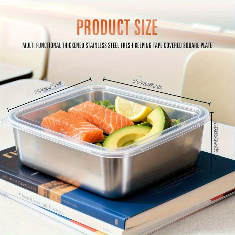 5pcs Stainless Steel Food Cont - đánh giá và giá Meal Prep Containers Xl