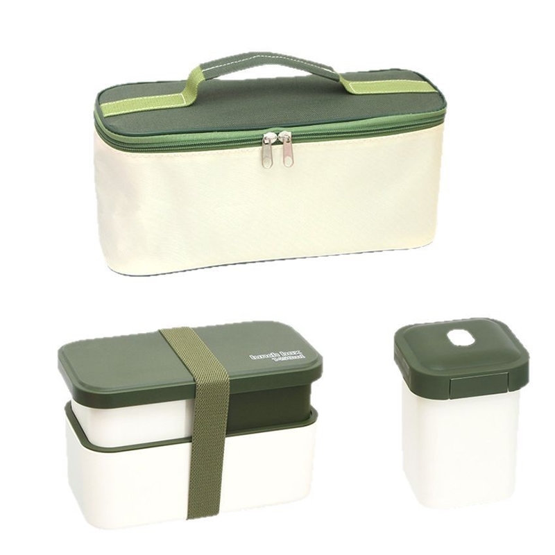 Double Compartment Lunch Box M - đánh giá và giá Meal Prep Japanese