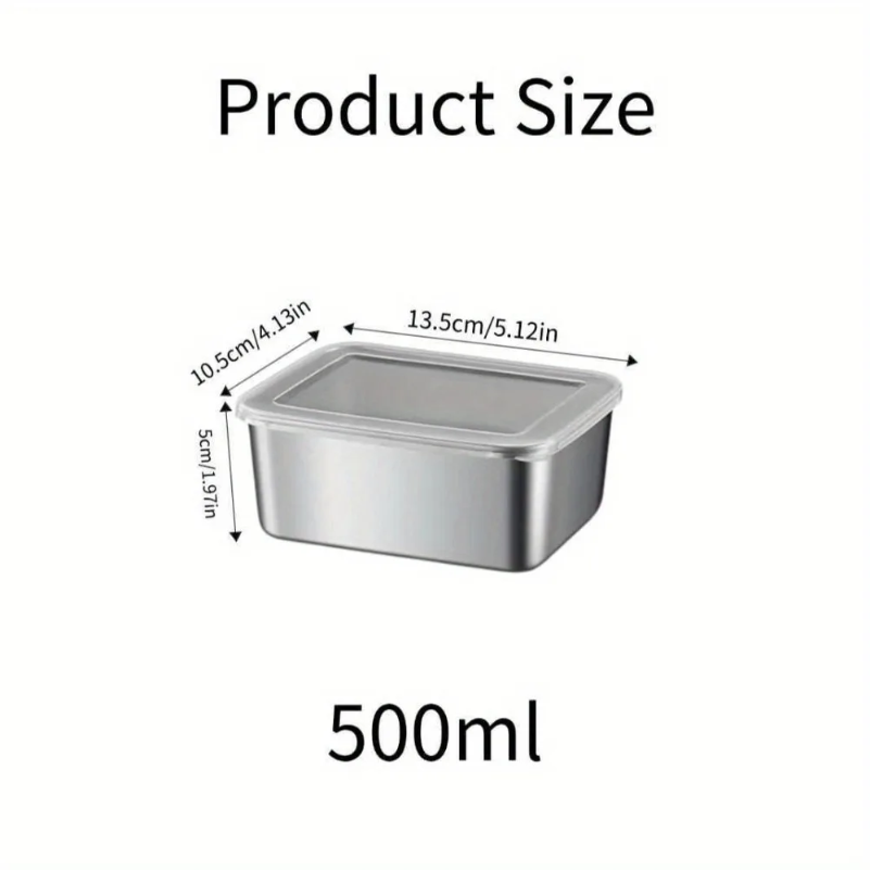 5pc Stainless Steel Food Stora - đánh giá và giá Meal Prep Containers Xl