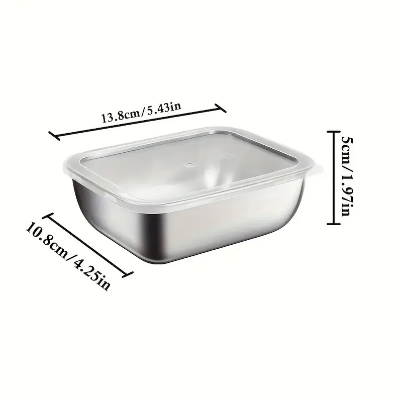 5-Piece Stainless Steel Food S - đánh giá và giá Meal Prep Containers Xl