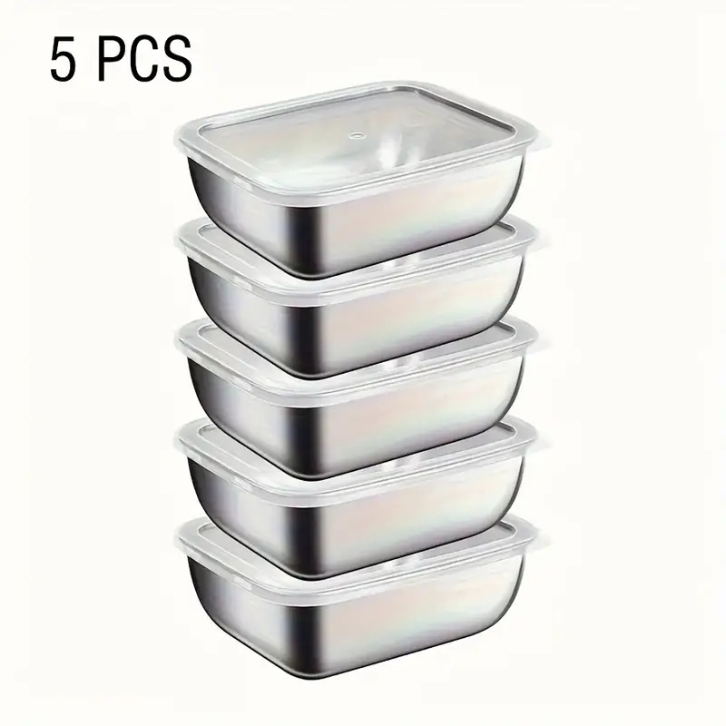 5pcs 316 Stainless Steel Food  - đánh giá và giá Meal Prep Containers Xl