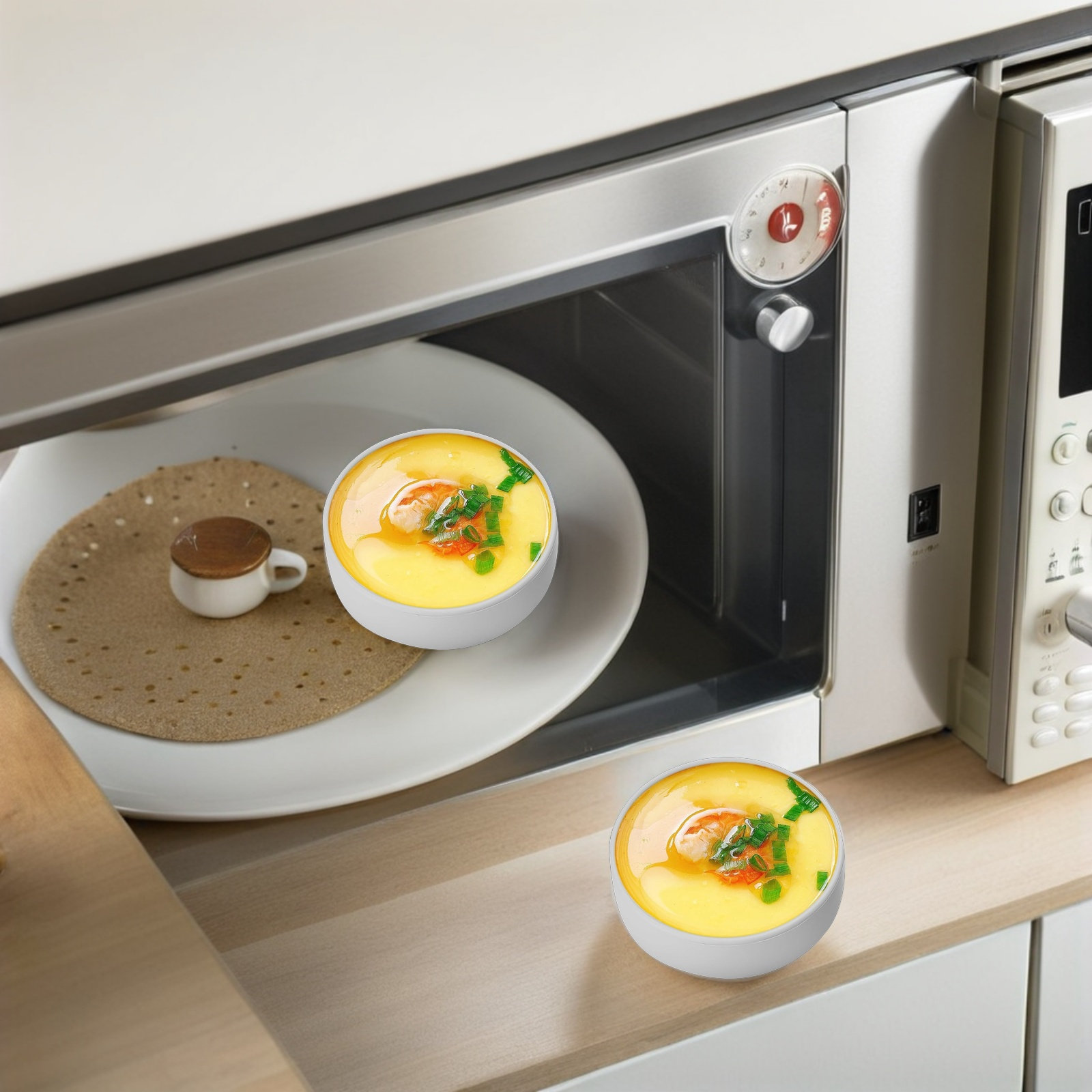 3Pcs Silicone Air Fryer Egg Mo - đánh giá và giá Meal Prep Egg