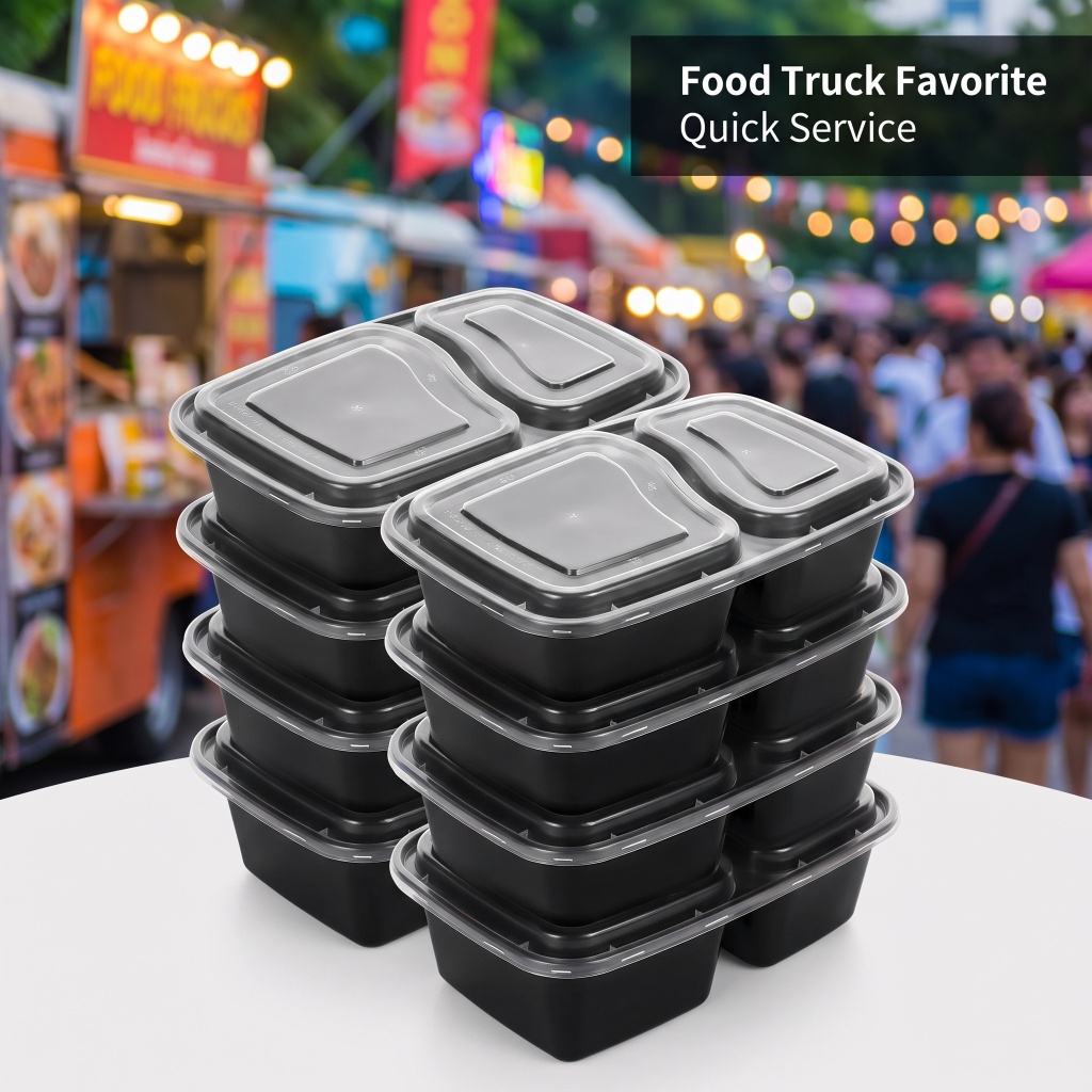 35oz 20 Pack 2 Compartment Lea - đánh giá và giá Meal Prep Day