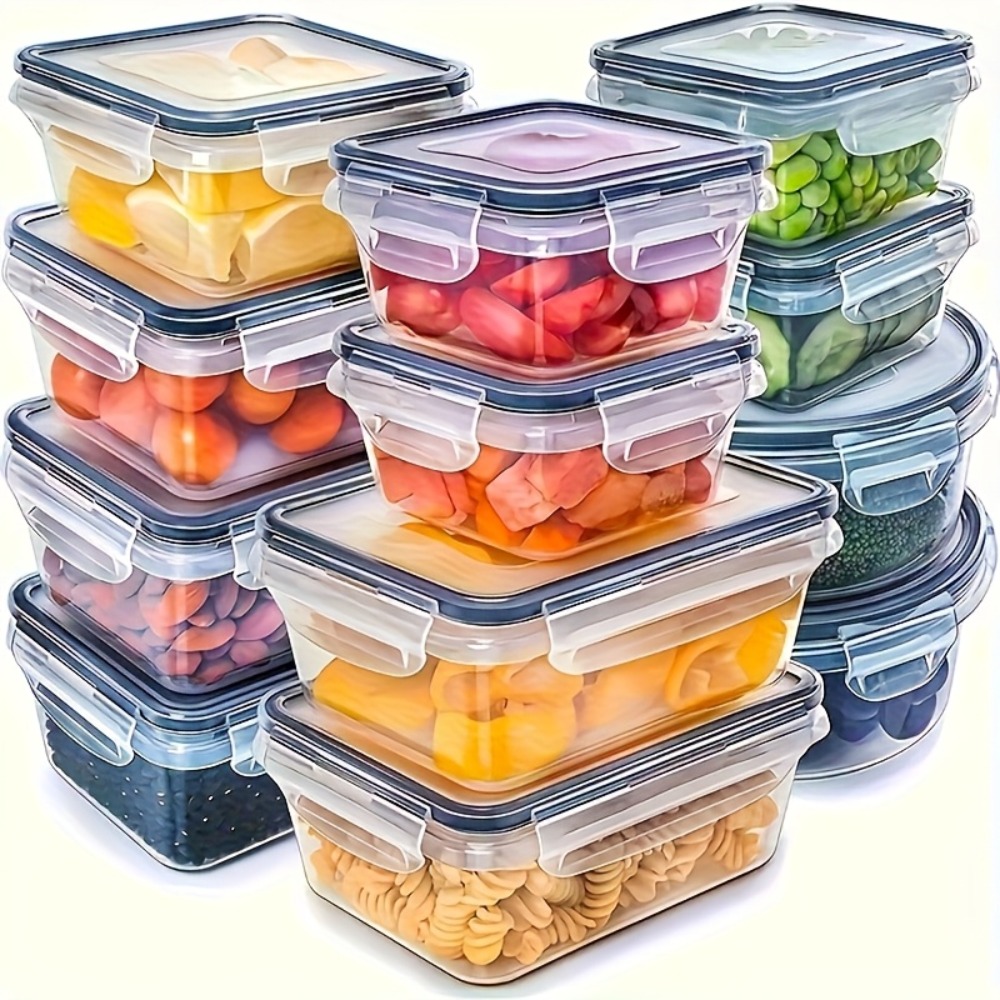 8-PC BPA-Free Airtight Food Co - đánh giá và giá Meal Prep Containers Xl