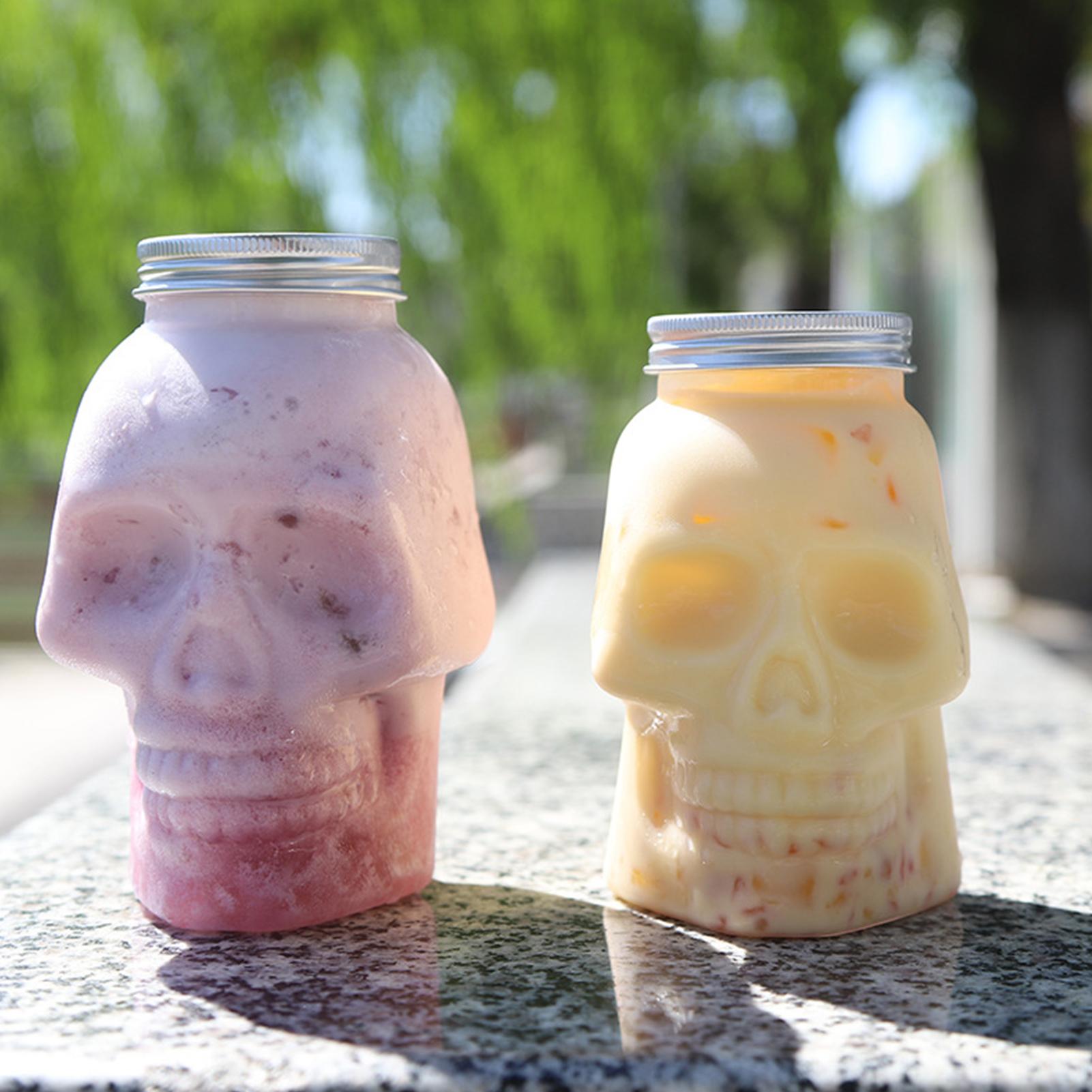 Transparent Skull Jars with Li - đánh giá và giá Meal Prep Day