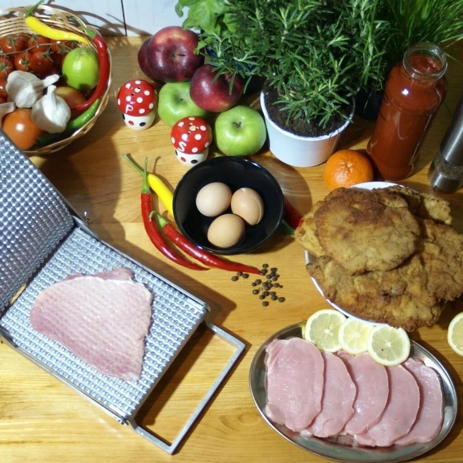 Meat Tenderizer Stainless Stee - đánh giá và giá Meal Prep Pork