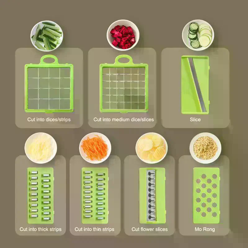 16 in 1 Vegetable Chopper Kitc - đánh giá và giá Meal Prep Egg
