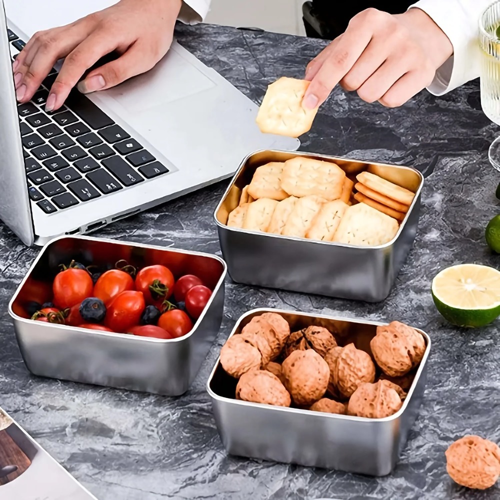 6-Piece Stainless Steel Food C - đánh giá và giá Meal Prep Containers Xl