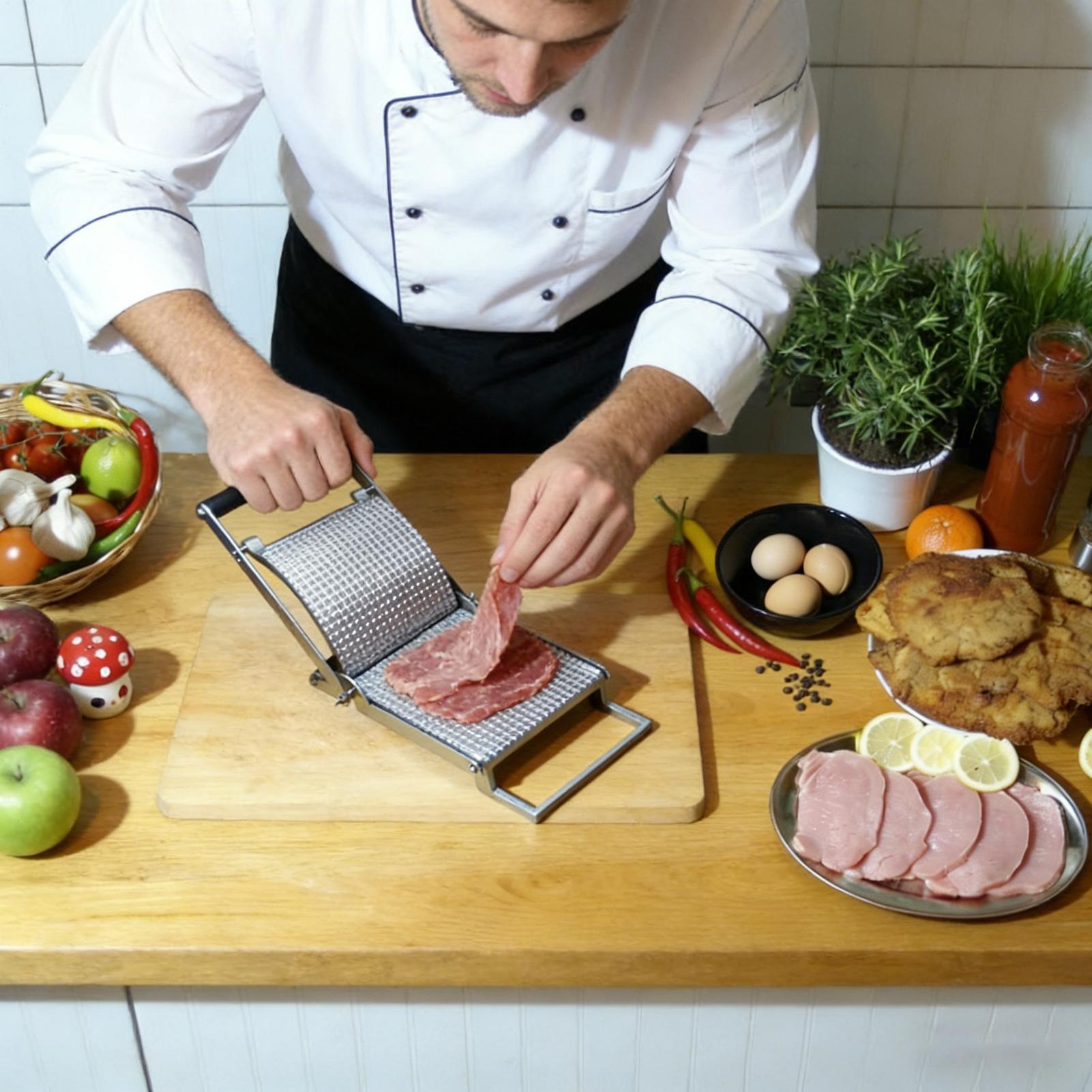 Meat Tenderizer Stainless Stee - đánh giá và giá Meal Prep Pork