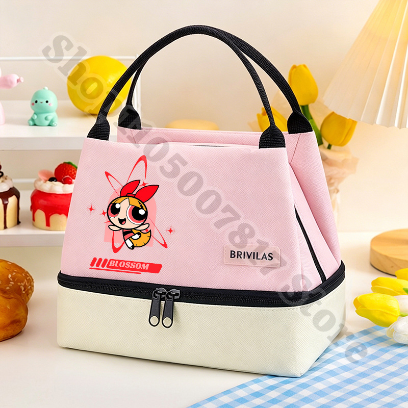 Kawaii The Powerpuffs Girls An - đánh giá và giá Meal Prep Bag