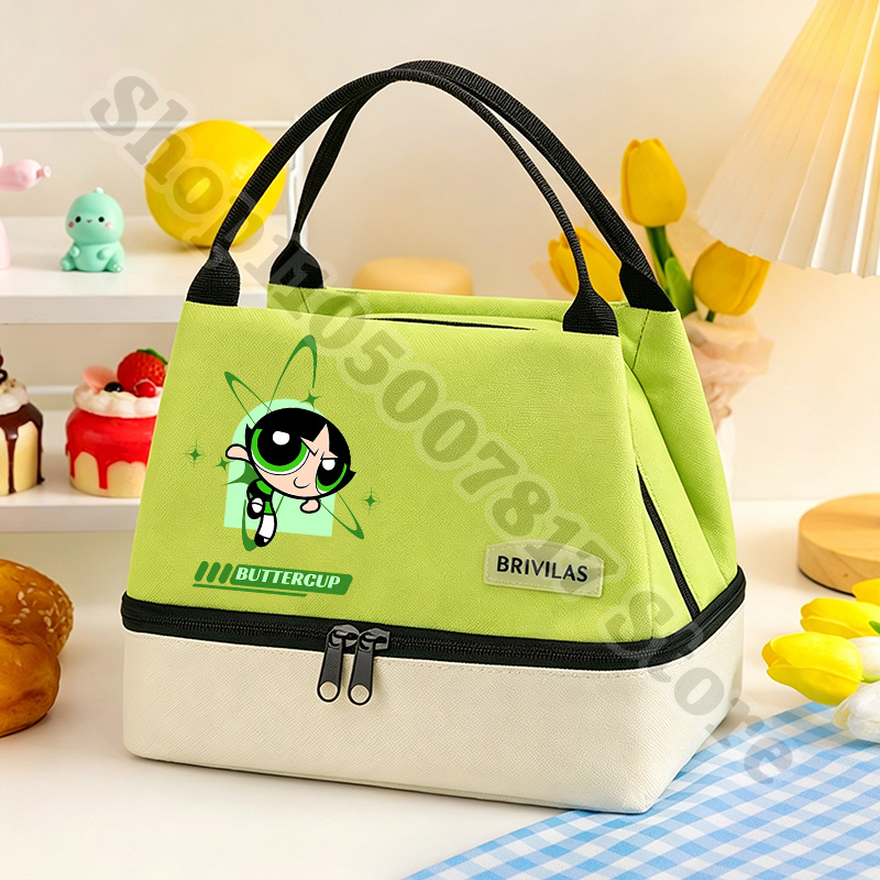 Kawaii The Powerpuffs Girls An - đánh giá và giá Meal Prep Bag