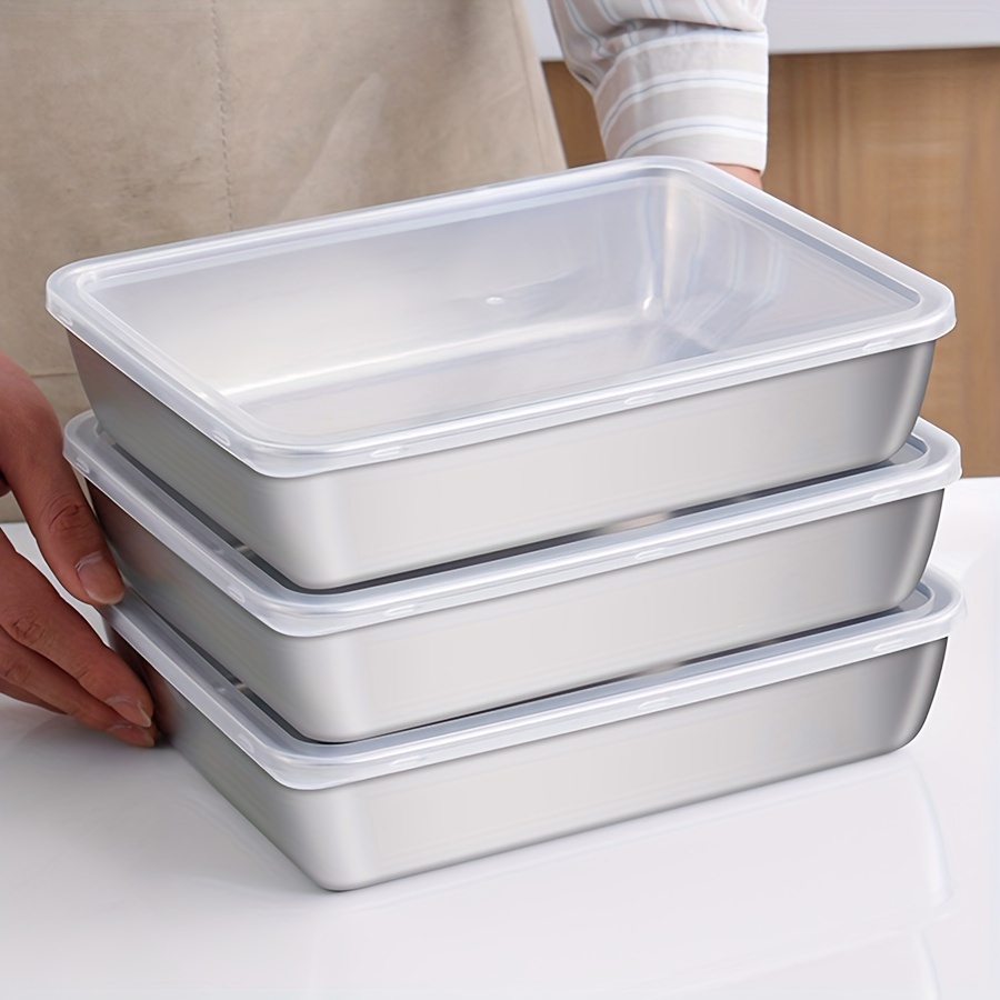 3-Piece Stainless Steel Food S - đánh giá và giá Meal Prep Containers Xl