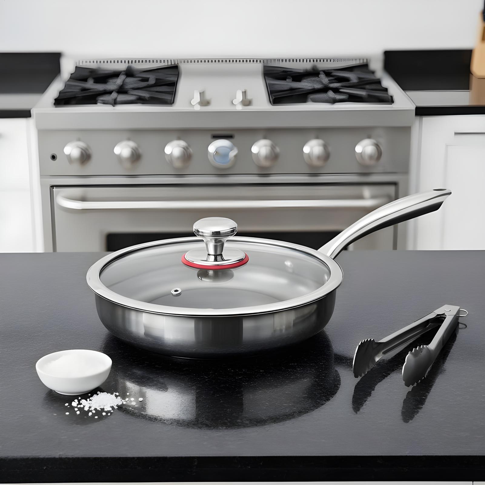 Titanium Pan with Lid Non-Stic - đánh giá và giá Meal Prep Egg