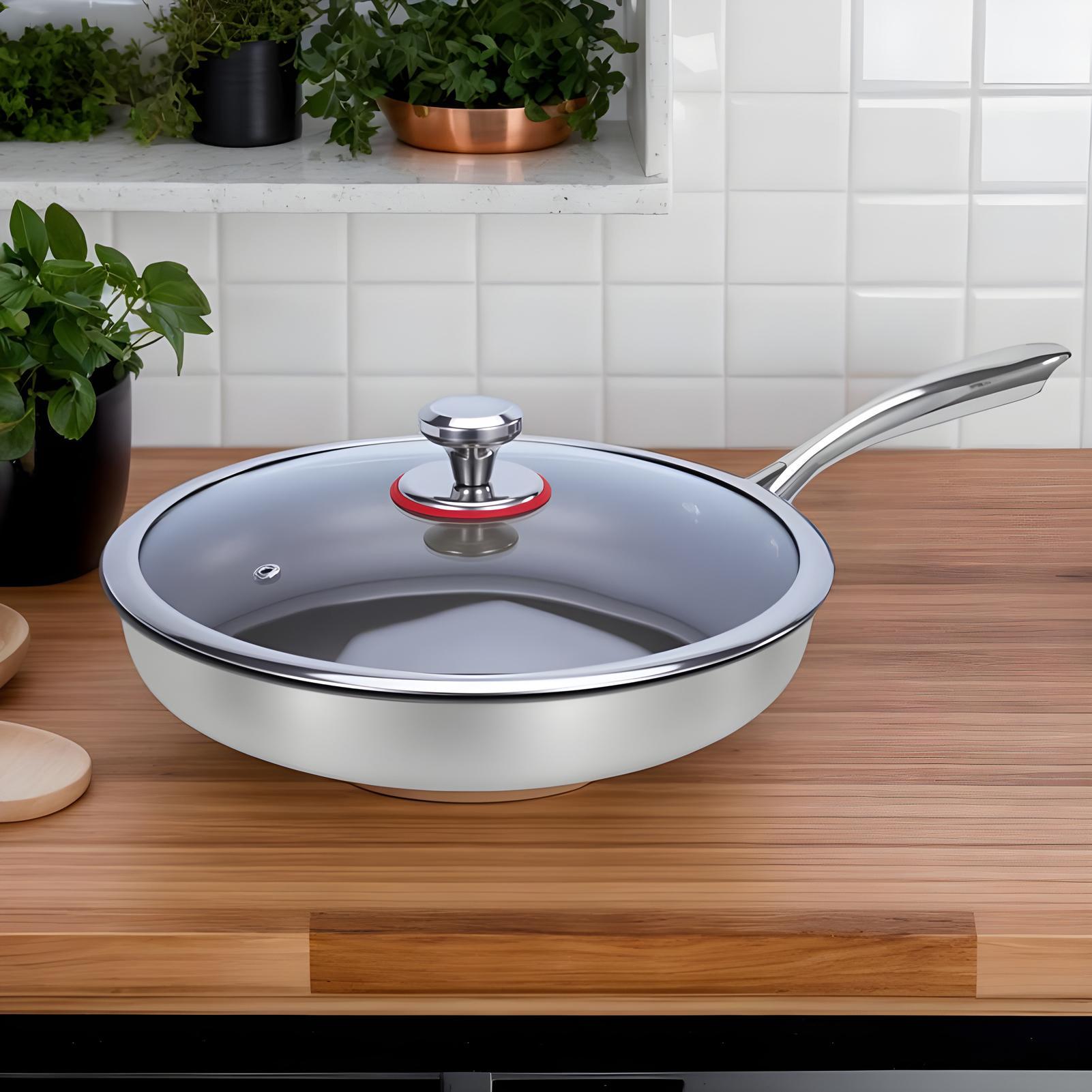 Titanium Pan with Lid Non-Stic - đánh giá và giá Meal Prep Egg