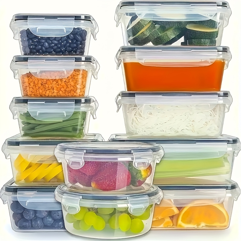 4-Piece Food Storage Container - đánh giá và giá Meal Prep Containers Xl