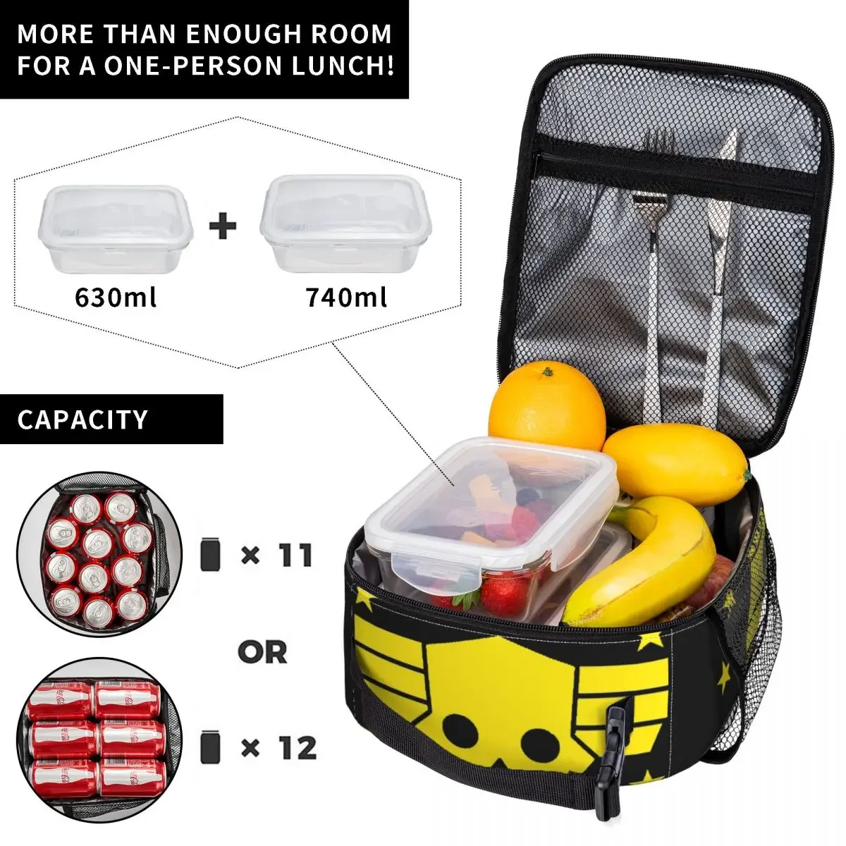 Insulated Lunch Bag Helldivers - đánh giá và giá Meal Prep Bag