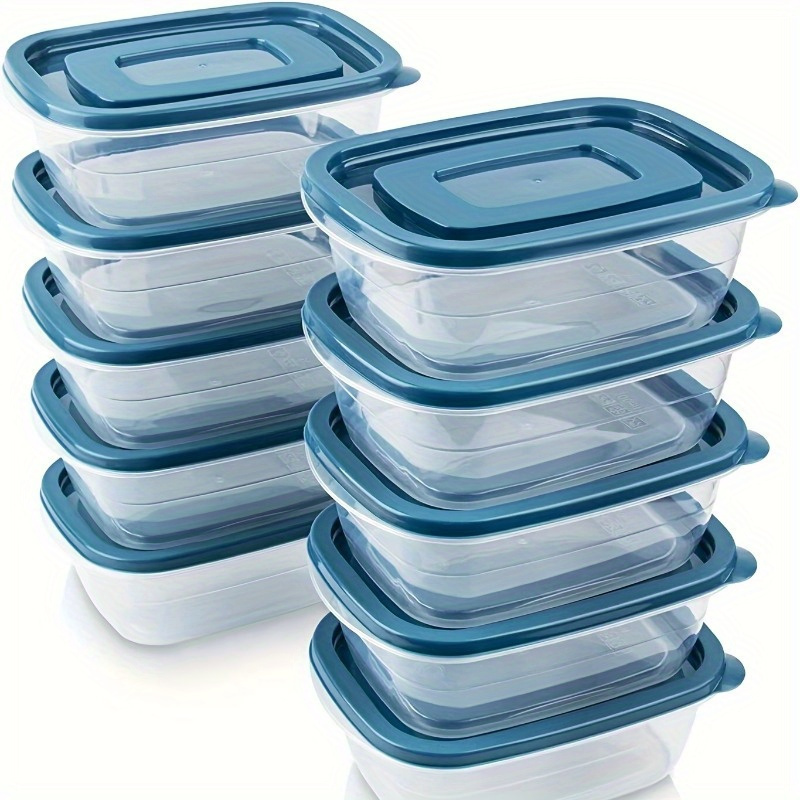 A Set of 6 Transparent Stackab - đánh giá và giá Meal Prep Containers Xl