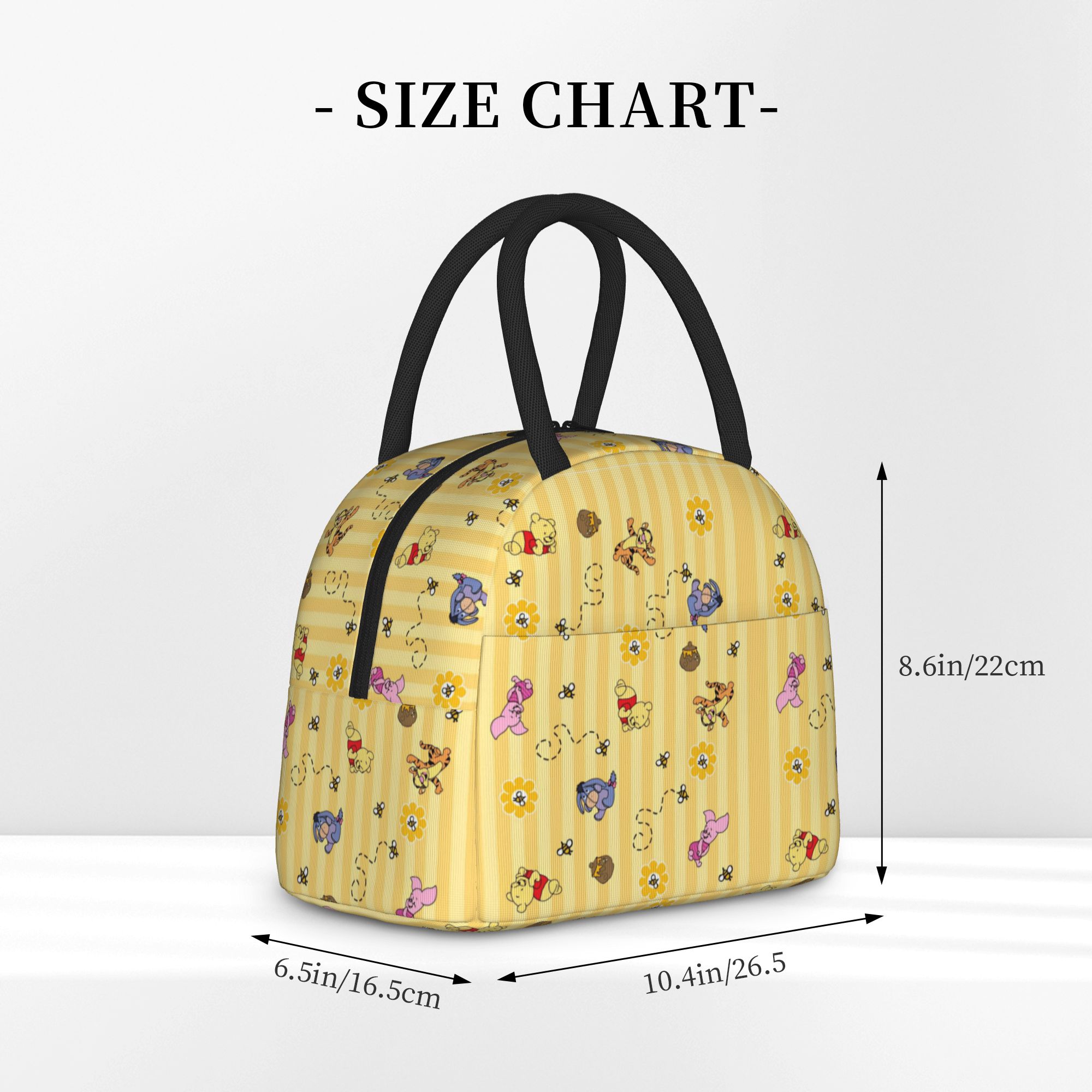 Cute Honey And Bee Insulated L - đánh giá và giá Meal Prep Bag