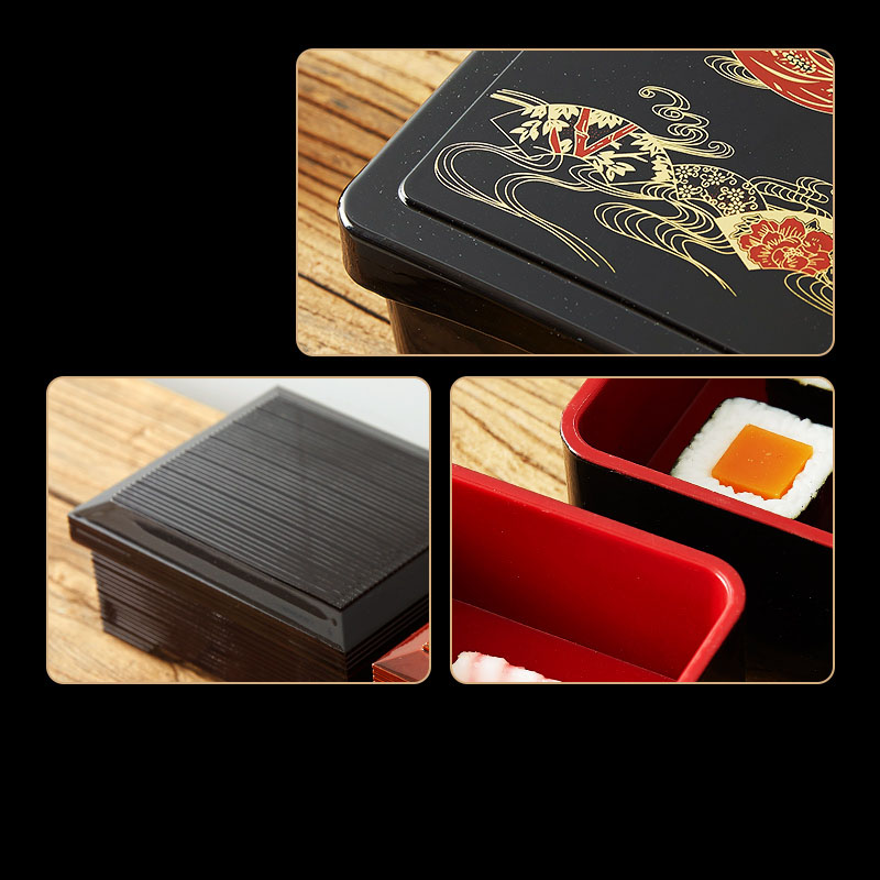 Japanese Lunch Box Sushi Box F - đánh giá và giá Meal Prep Japanese